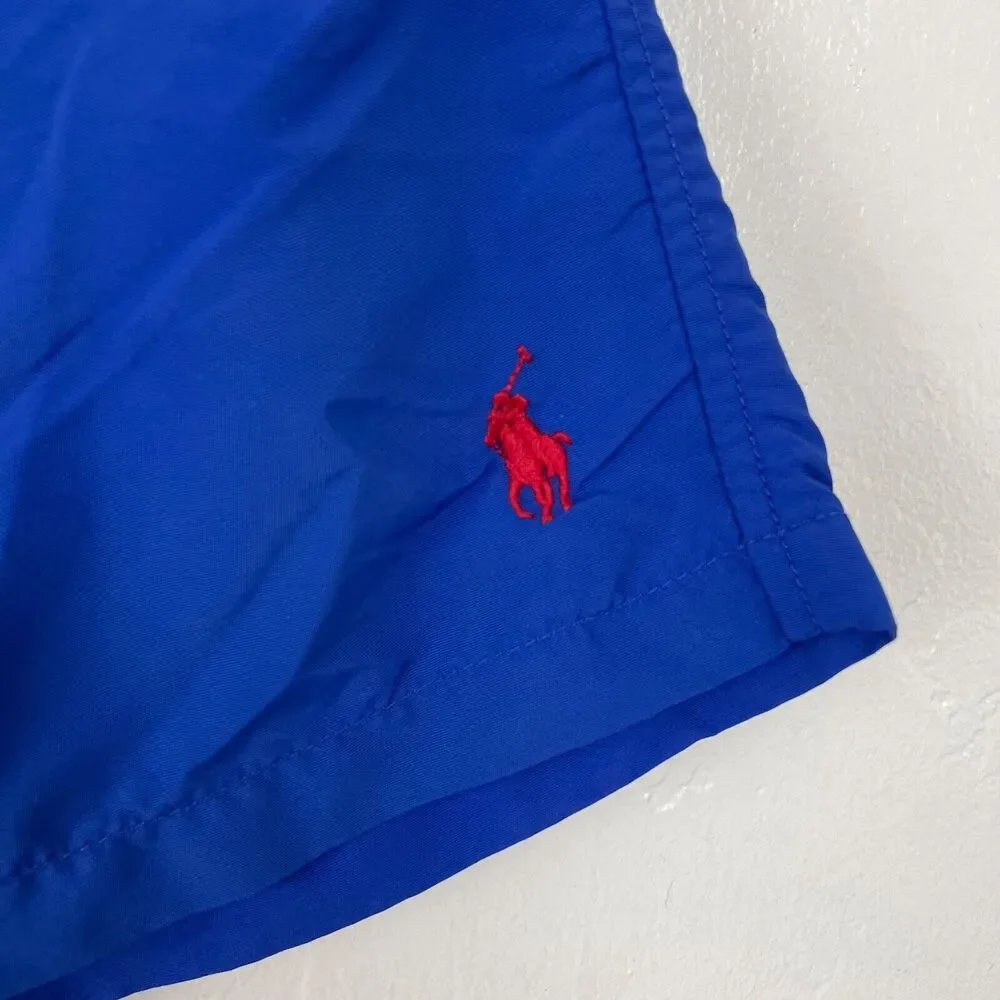 Polo Ralph Lauren Swim Trunks‎ Lined Shorts Blue Men's Size XLarge Resort Summer